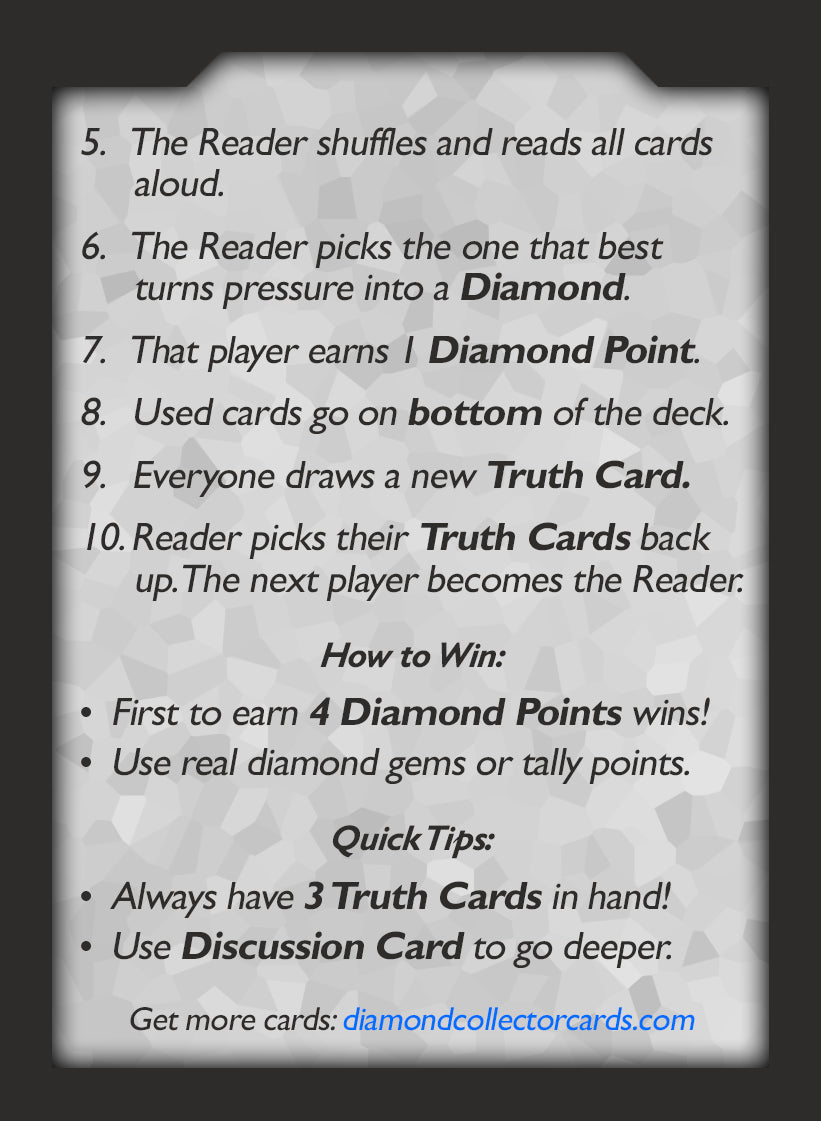 Diamond Card - BLUE Small Group Discussion Packs
